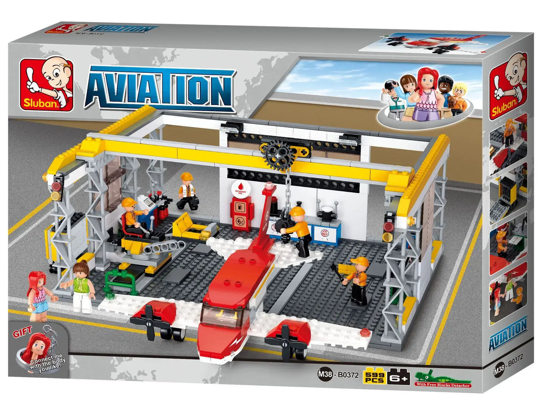 Sluban Aviation Aircraft Hanger Building Set Launch!