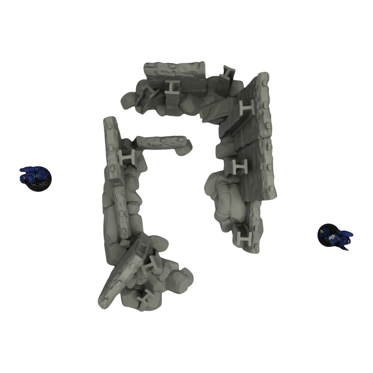 Debris #3 - 28mm Wargaming Scatter Terrain Scenery Tabletop Grimdark Jawar3d