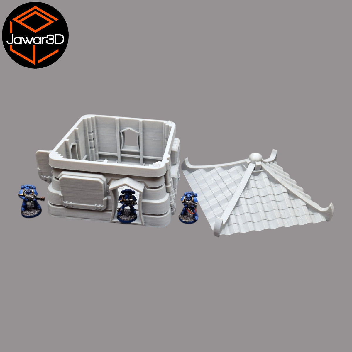 Eldrin Temple - 28mm Wargaming Scatter Terrain Scenery Tabletop Miniature Jawar3d