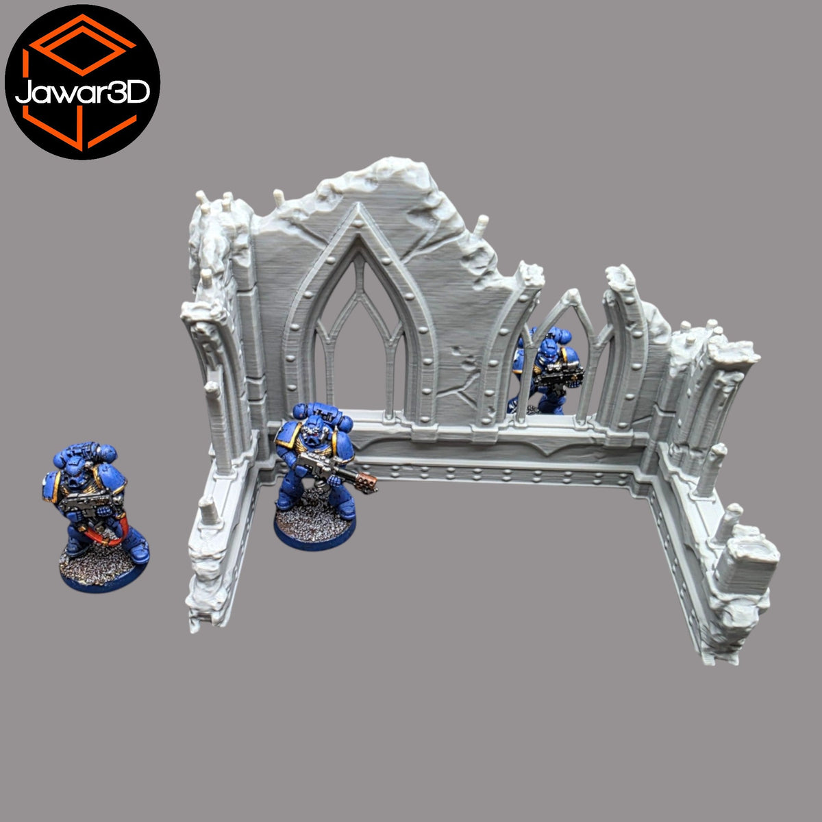 Ruined Empire #9 - 28mm Wargaming Scatter Terrain Scenery Tabletop Miniature Jawar3d