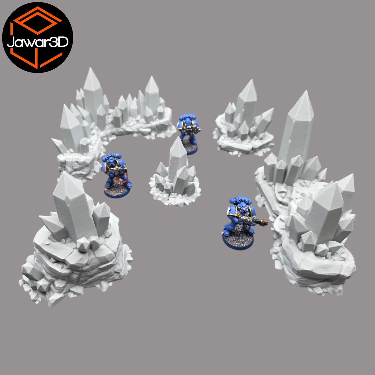 Mineral Deposit Set - 28mm Wargaming Scatter Terrain Scenery Tabletop Jawar3d