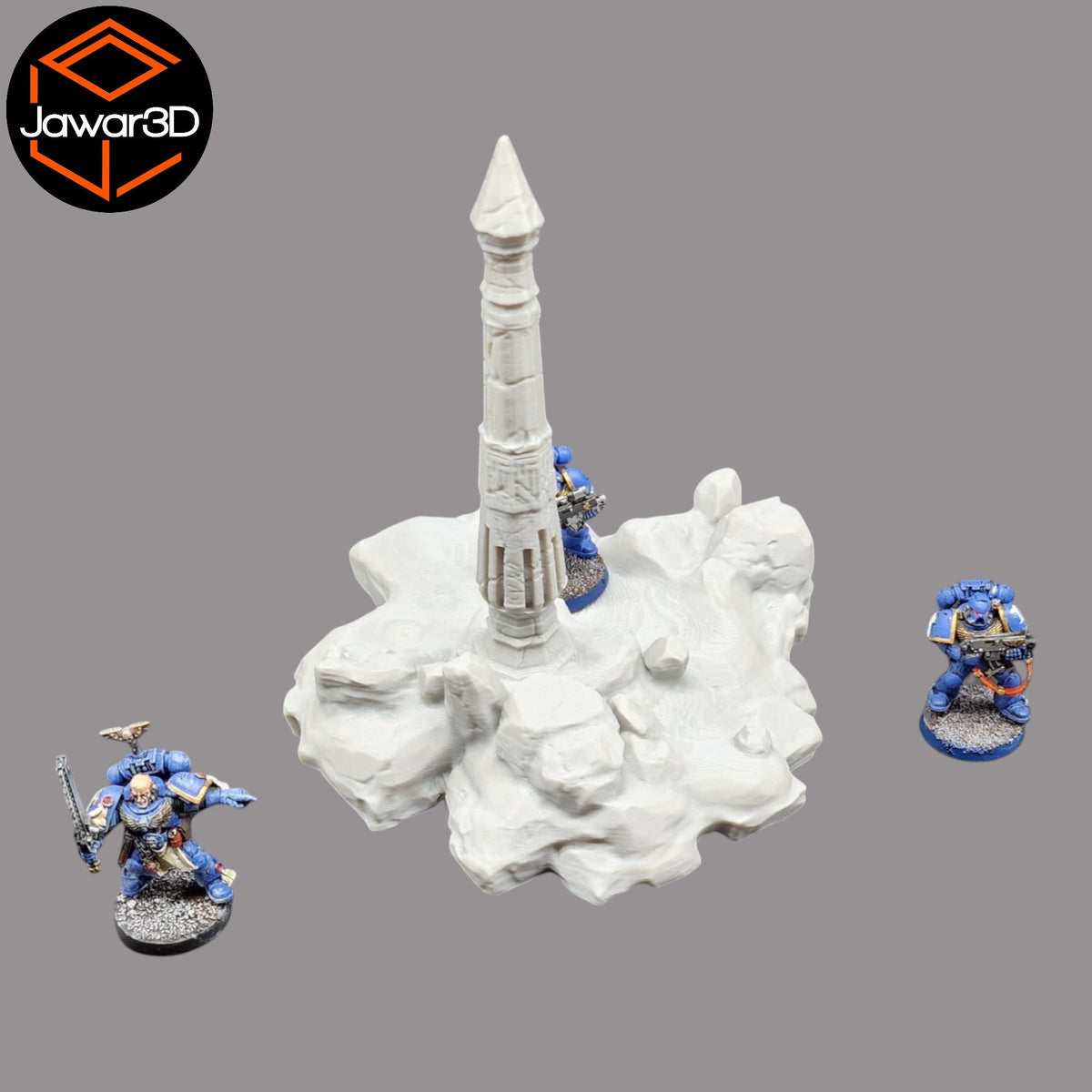 Rock Pillar - 28mm Wargaming Scatter Terrain Scenery Tabletop Miniature Jawar3d
