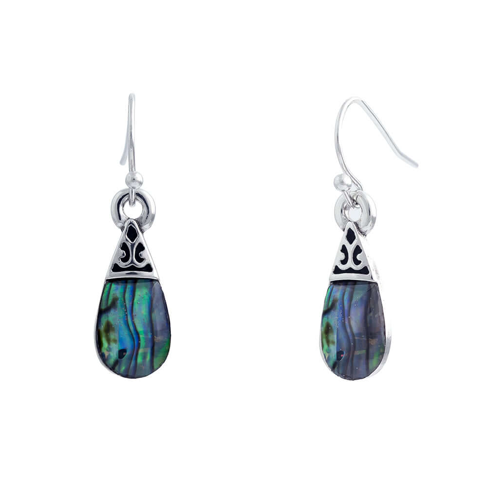 Byzantium Collection Jewellery - Paua shell Classic Drop necklace The Imagination Shop