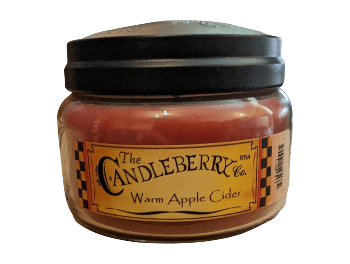 The Candleberry Co Warm Apple Cider Small Jar Scented Candle Candleberry