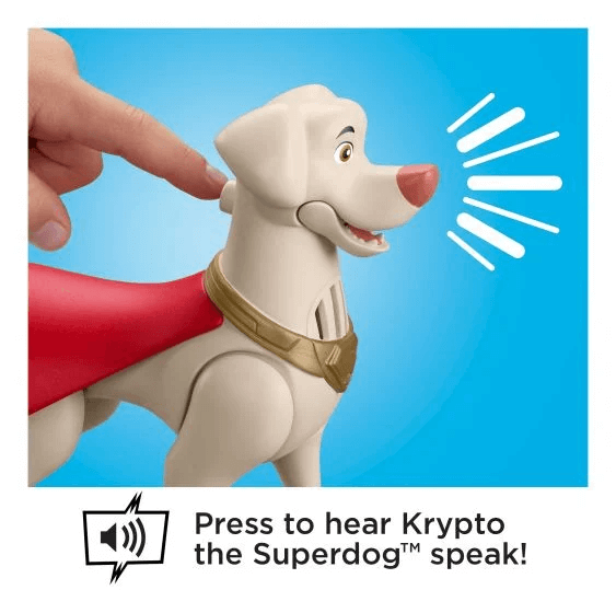 DC League of Super Pets Talking Figure Krypto - The Imagination Shop -