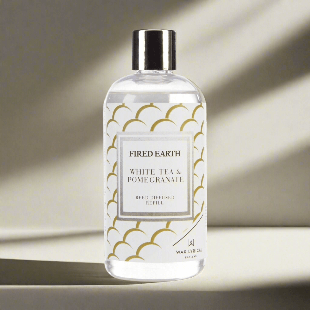 Fired Earth - White Tea & Pomegranate 200ml Reed Refil - The Imagination Shop - Wax Lyrical