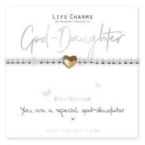 Life charms jewellery - you are a special god daughter Bracelet The Imagination Shop