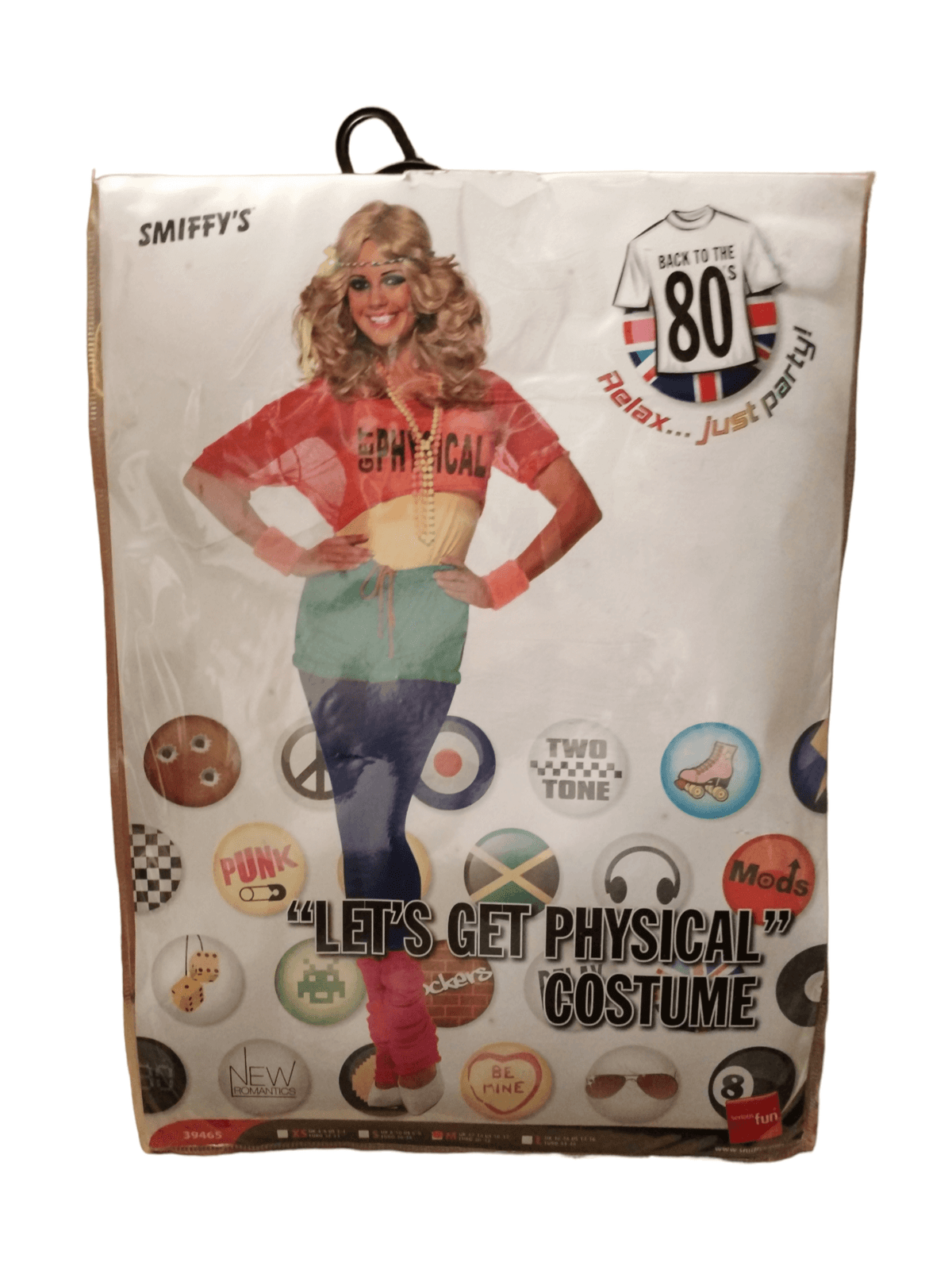 Smiffy's - Lets get physical Size Medium ladies Costume Smiffys