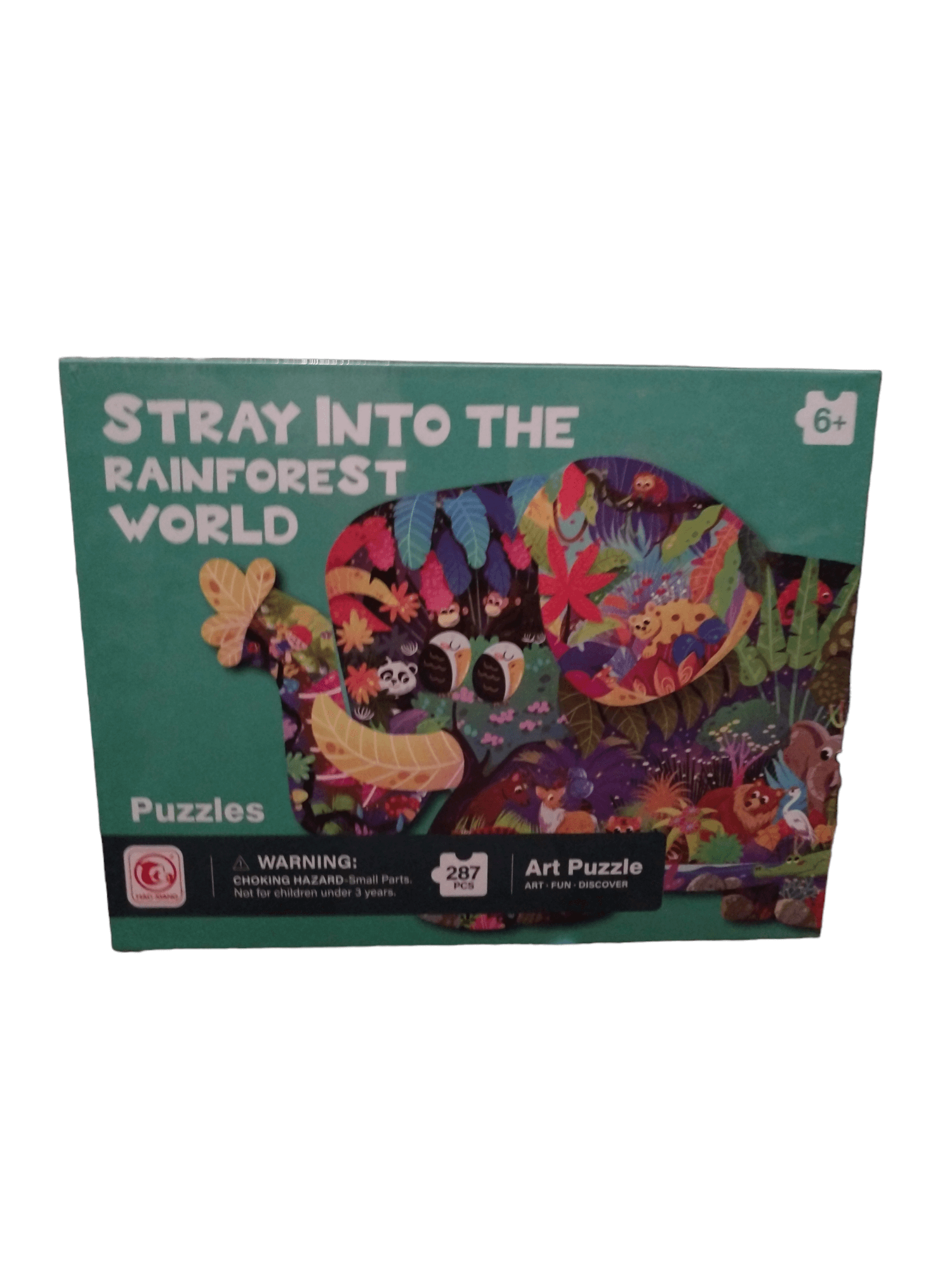 Stray Into the Rainforest World Kids Jigsaw Puzzle 600x407mm The Imagination Shop