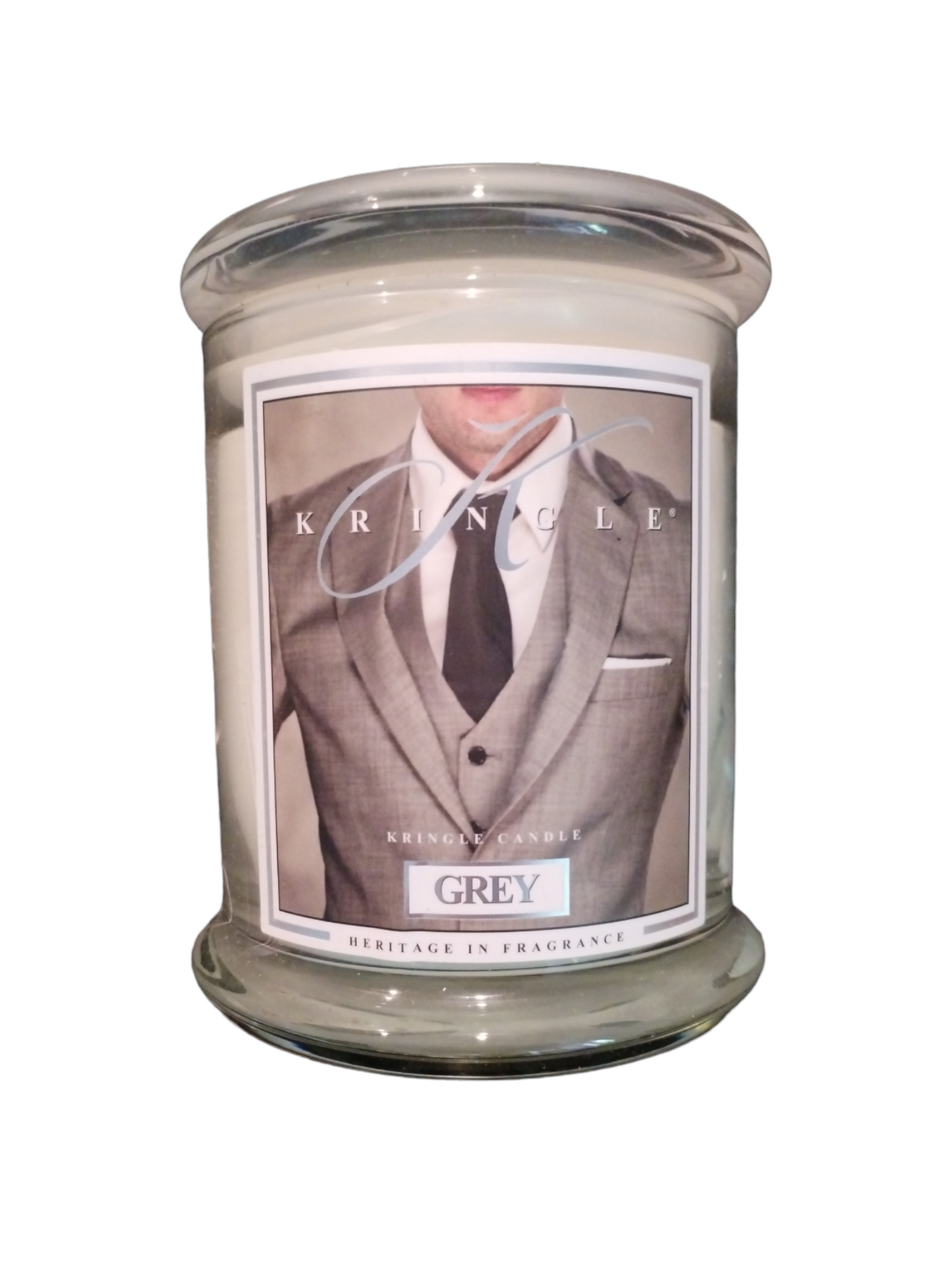 Kringle Candle Co. - Grey Medium Jar - The Imagination Shop - Kringle