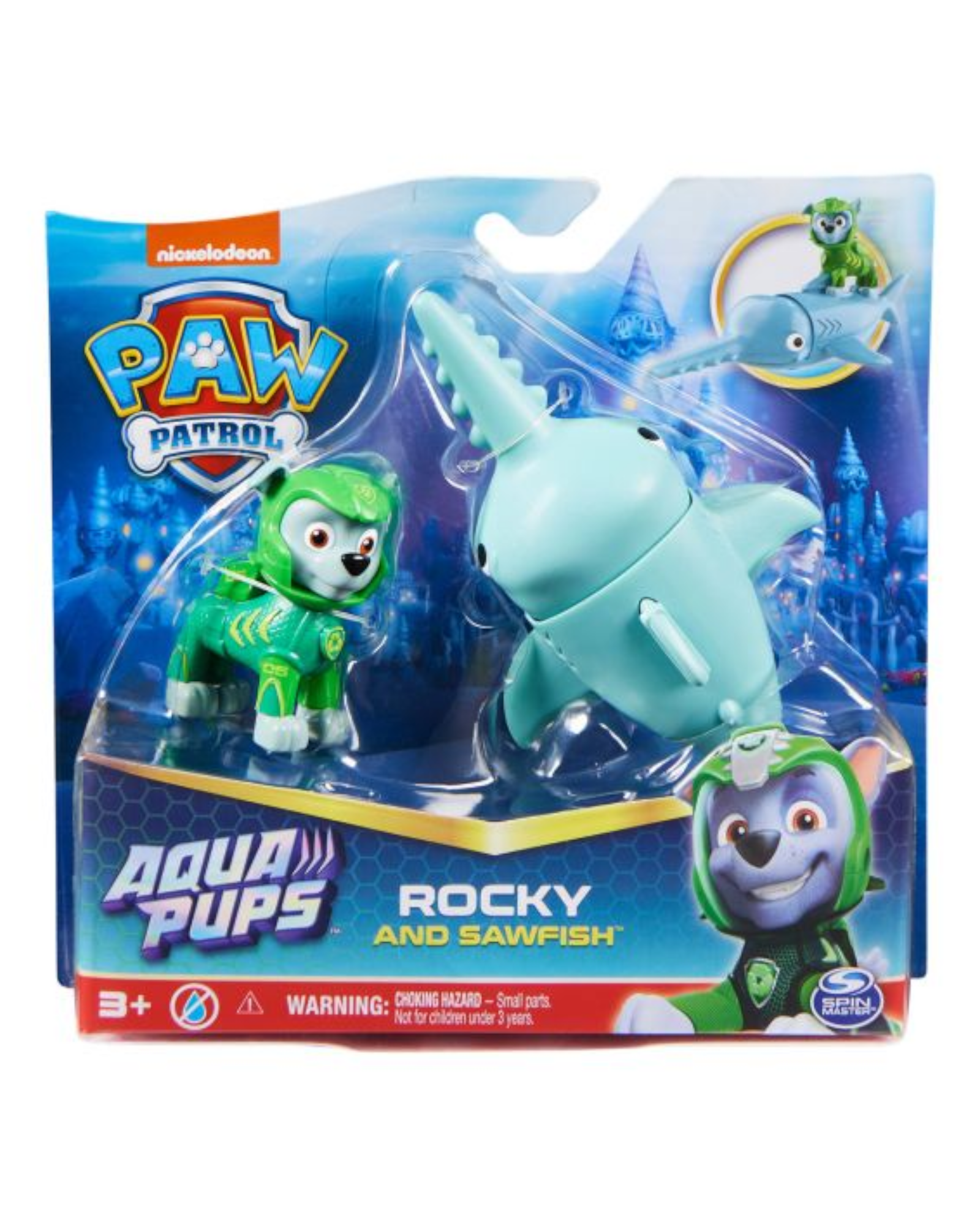 PAW Patrol, Aqua Pups Skye and Manta Ray Action Figures Set, Kids Toys for  Ages 3 and Up in 2024