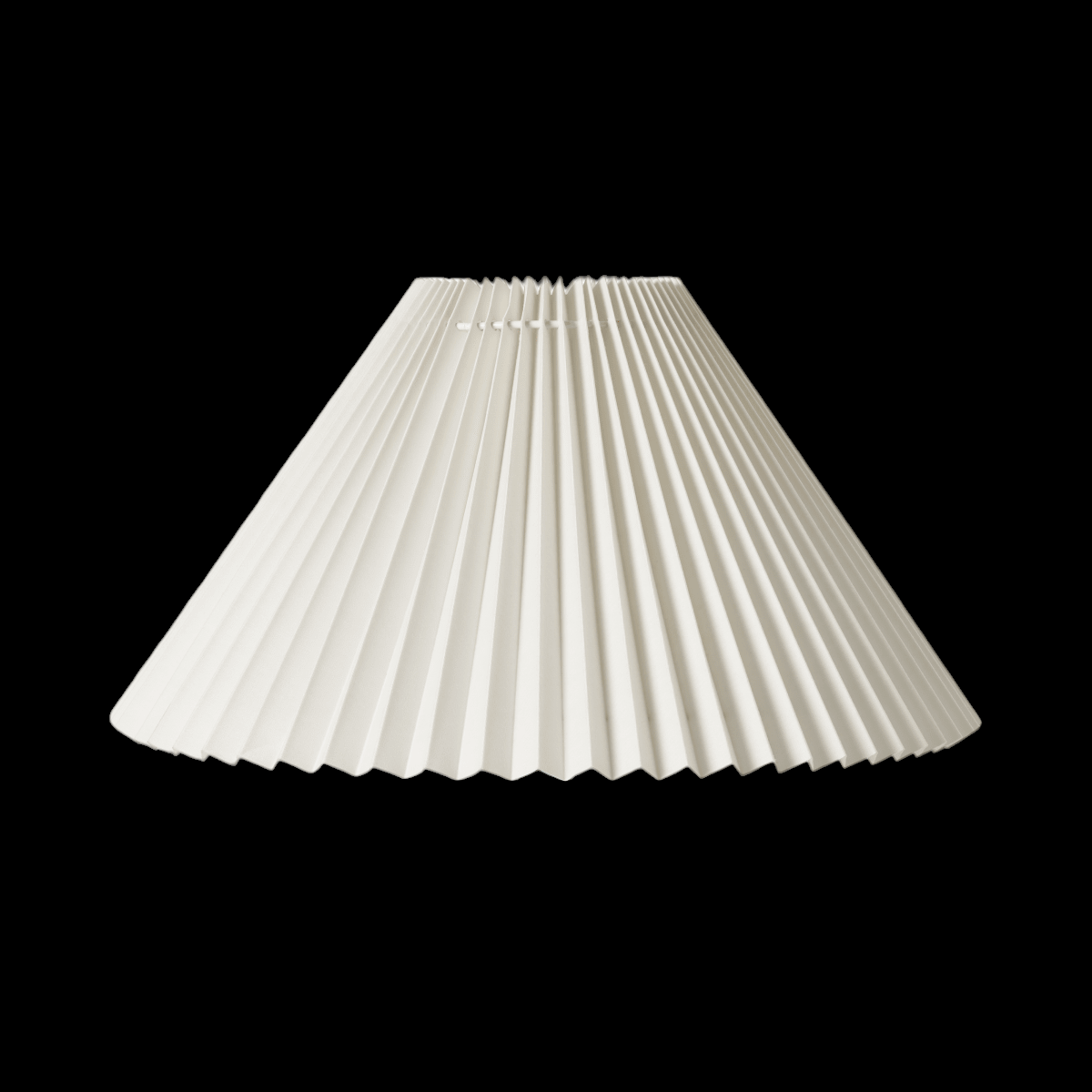 *Reduced To Clear White Pleat Lampshade 40cm By Made Made.com