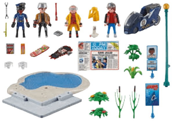 Playmobil - Back To The Future Hoverboard Chase 70634 - The Imagination Shop -