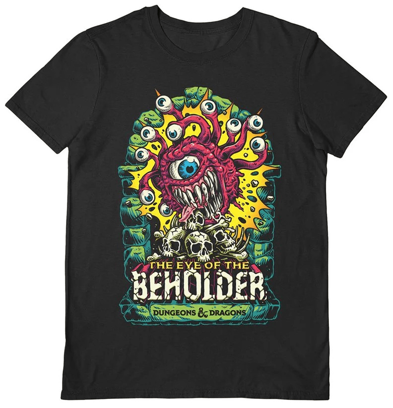 DUNGEONS & DRAGONS (EYE OF THE BEHOLDER) BLACK T-SHIRT Pyramid International