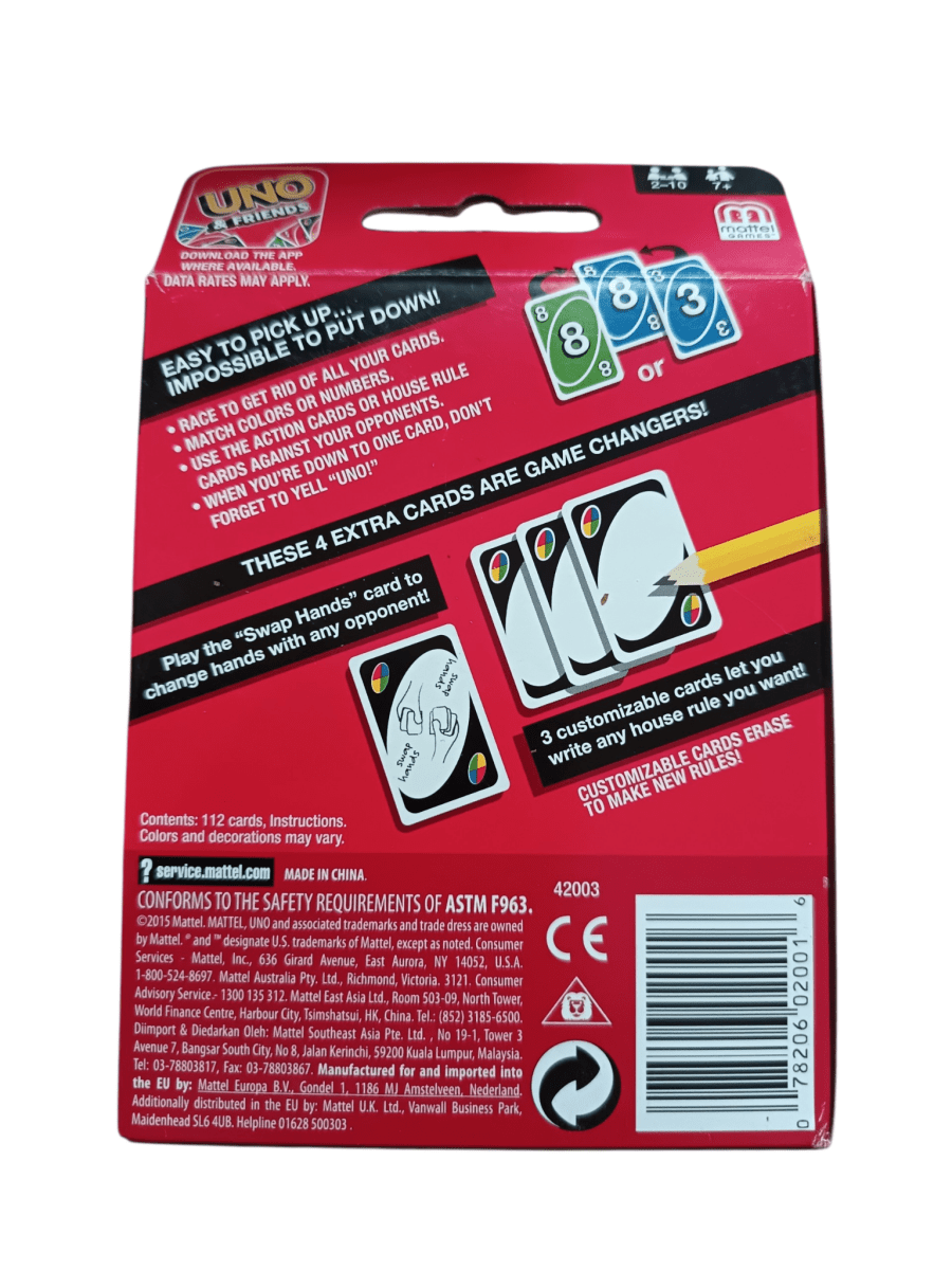 Mattel Games Uno - The Original Card Game Mattel