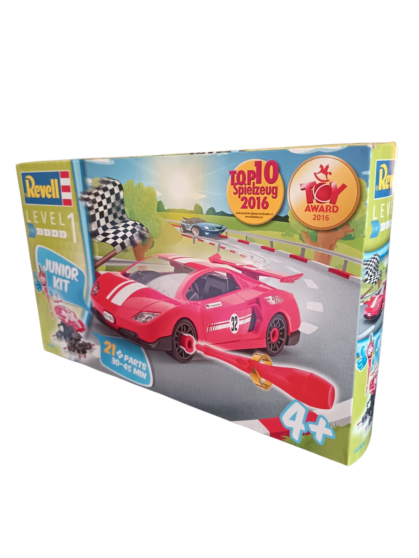 Revell Level 1 Junior Kit - Red Racing Sports Car D.I.Y Playset Revell