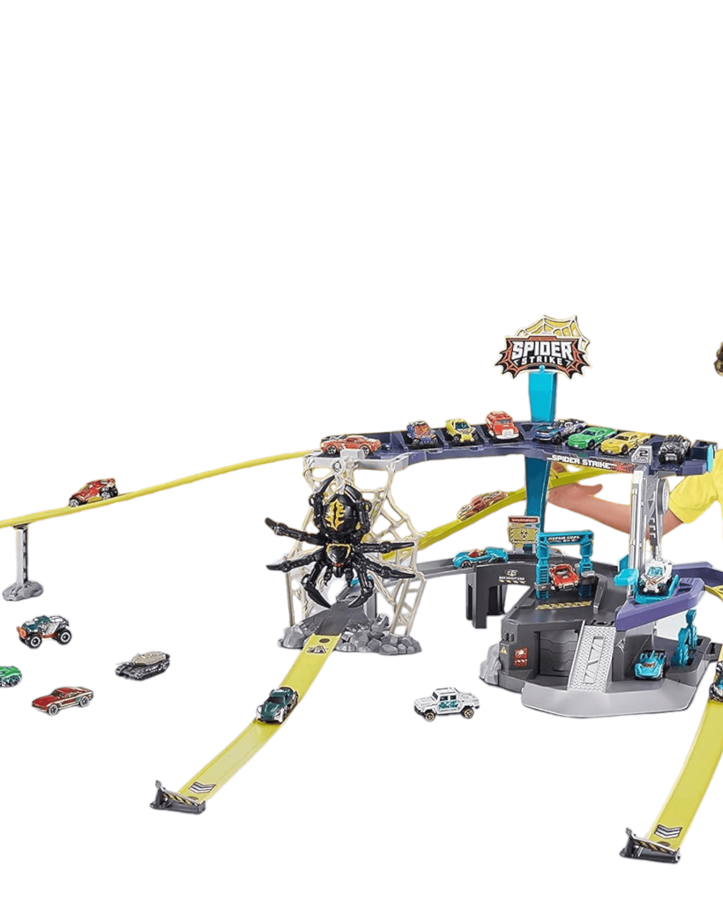 CHRISTMAS DEAL! Zuru - Metal Machines Spider Strike Car Track Playset - The Imagination Shop -