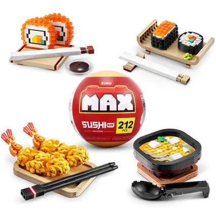 Zuru Max Sushi Bar Building Brick Sphere - The Imagination Shop