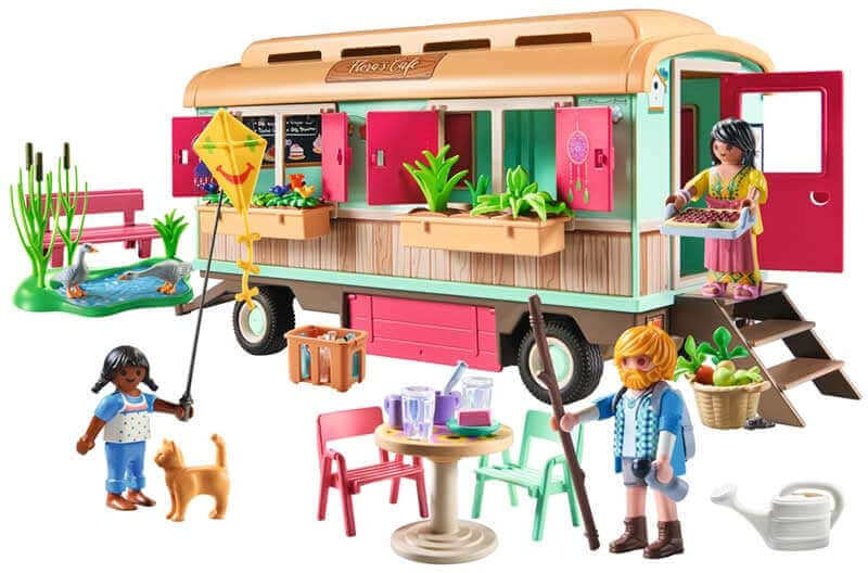 🚂 Playmobil Cosy Train Café: Charming Adventures in the Cutest Café on Wheels!