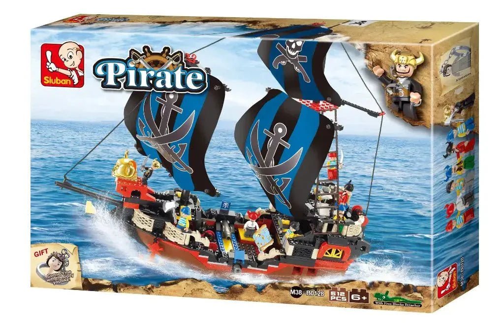 A picture of a sluban model ship