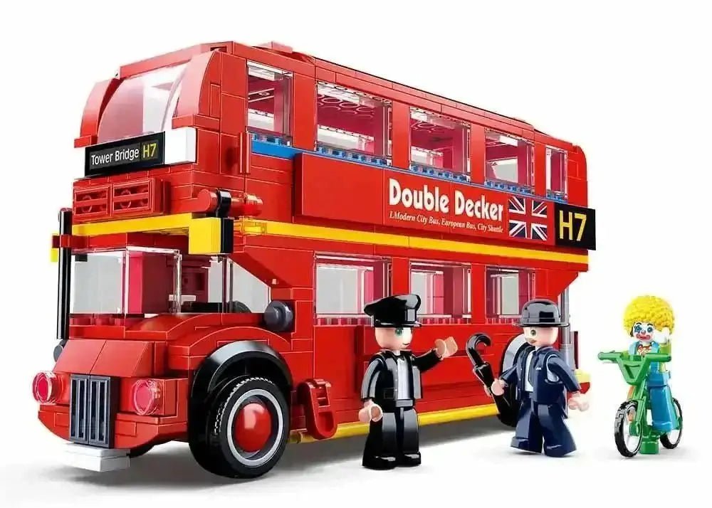 Best Birthday Gifts by Age: Complete UK Gift Guide for Children featuring a toy double-decker bus and characters.