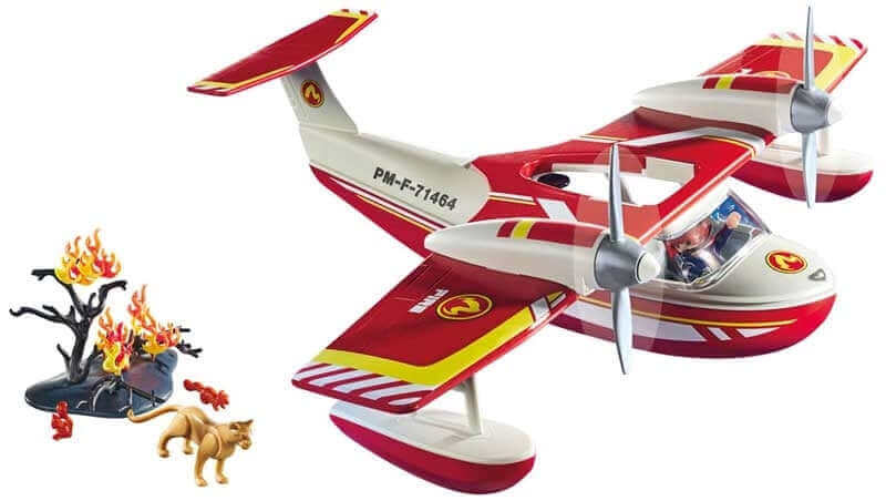 ✈️ Playmobil Firefighting Seaplane: Heroic Water Rescues Take Flight!