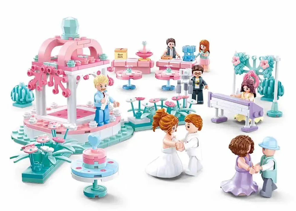 💐 Sluban Girls Dream Wedding Garden Party: Create Magical Celebrations with 353 Pieces!