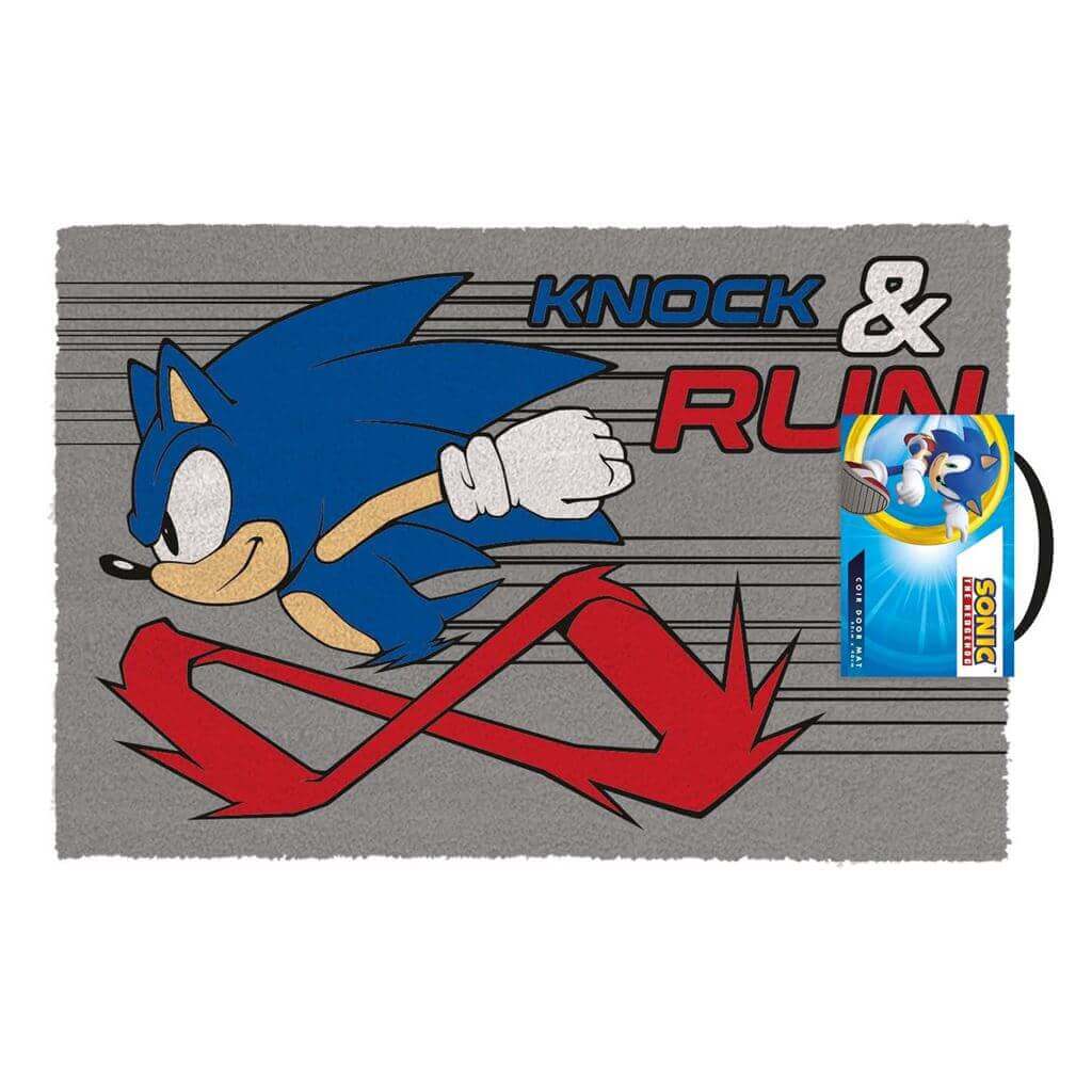 💨 Sonic The Hedgehog Knock and Run Door Mat: Gotta Go Fast!