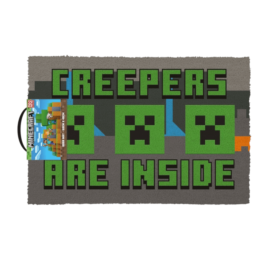 🎮 Minecraft Creepers Are Inside Door Mat: Level Up Your Doorstep!