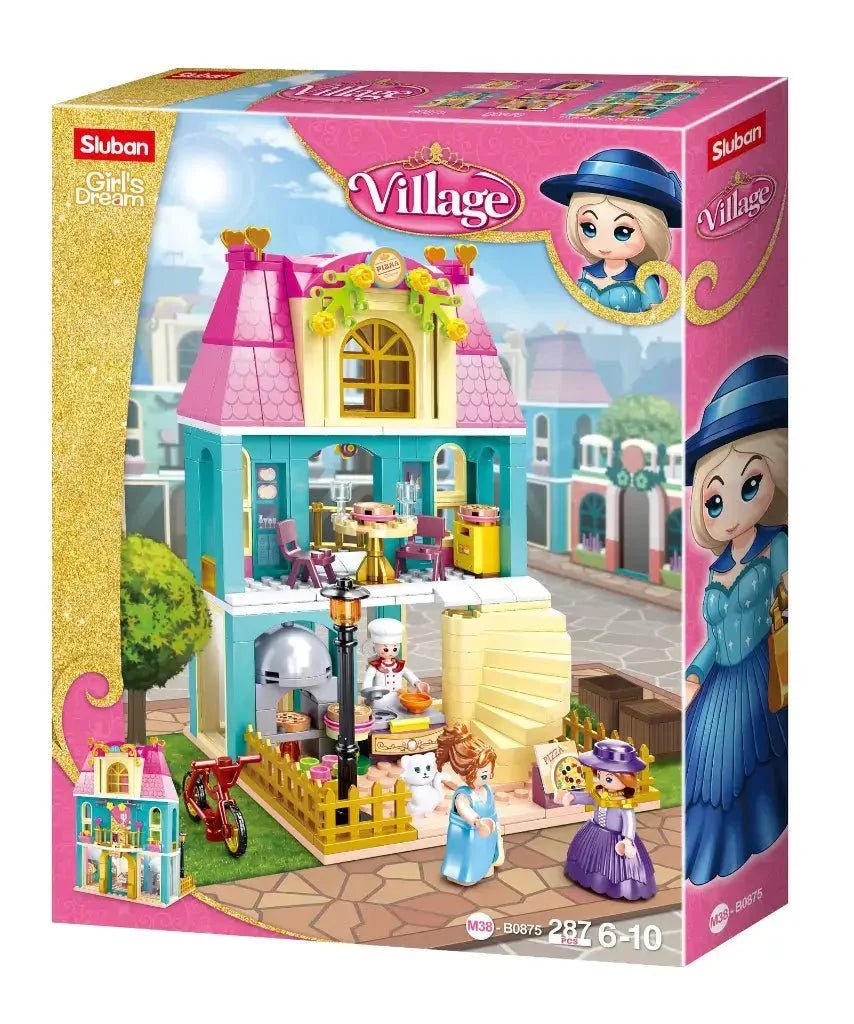 A picture of a Sluban building brick set