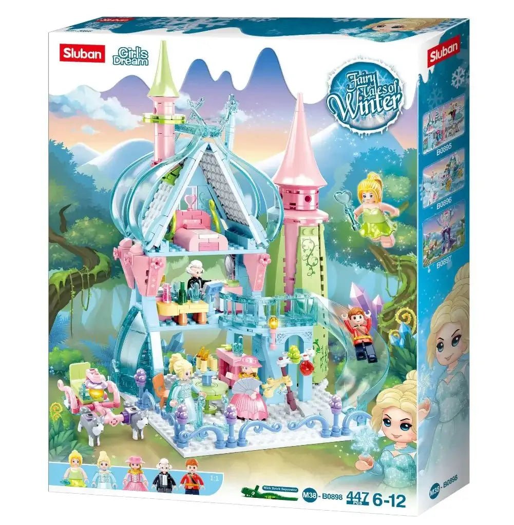 Sluban Fairy Tales of Winter Fairy Tale Castle Building Brick Set for children