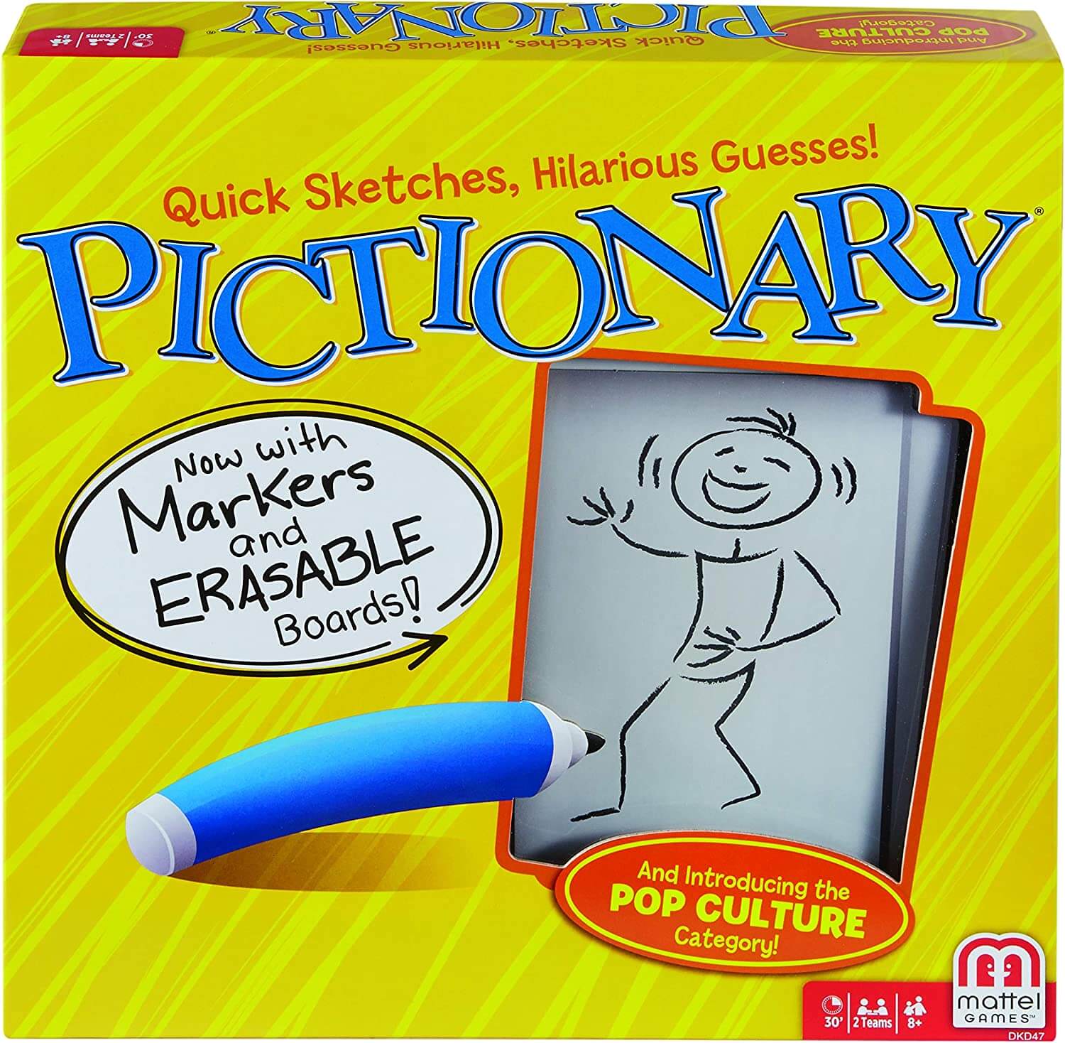 Pictionary family drawing game
