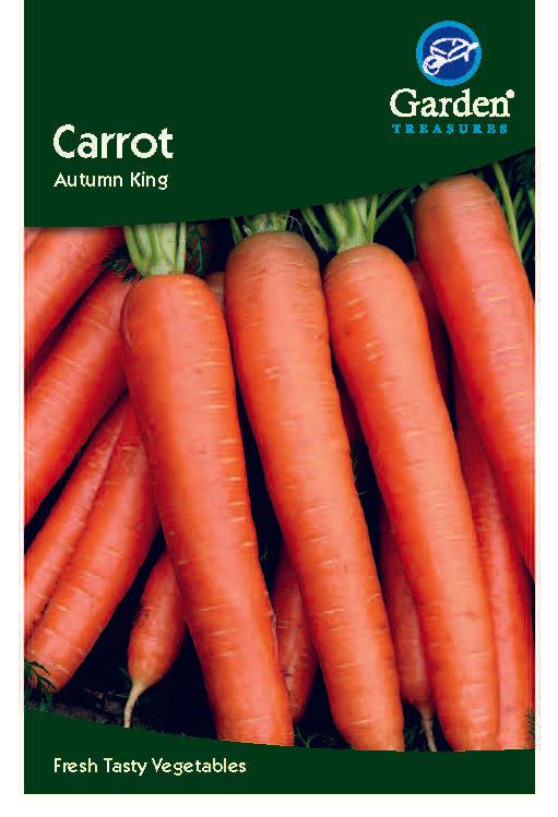 Carrot Autumn King vegetable seeds packet