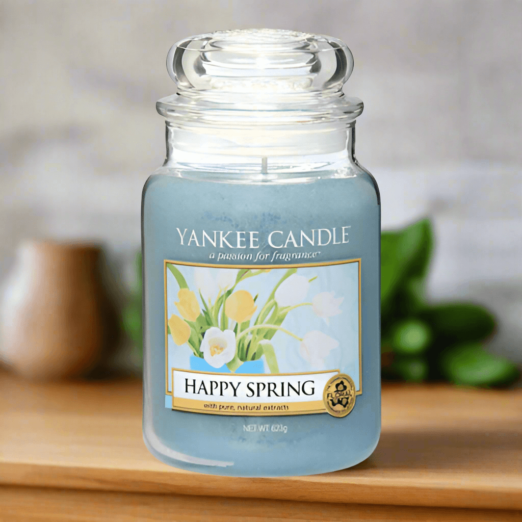 Sunshine in a Jar: Opening the Rare Delight of Yankee Candle's Happy Spring Candle