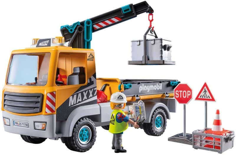 🚛 Playmobil Construction Site Truck: Build Big Dreams with This Mighty Yellow Machine!