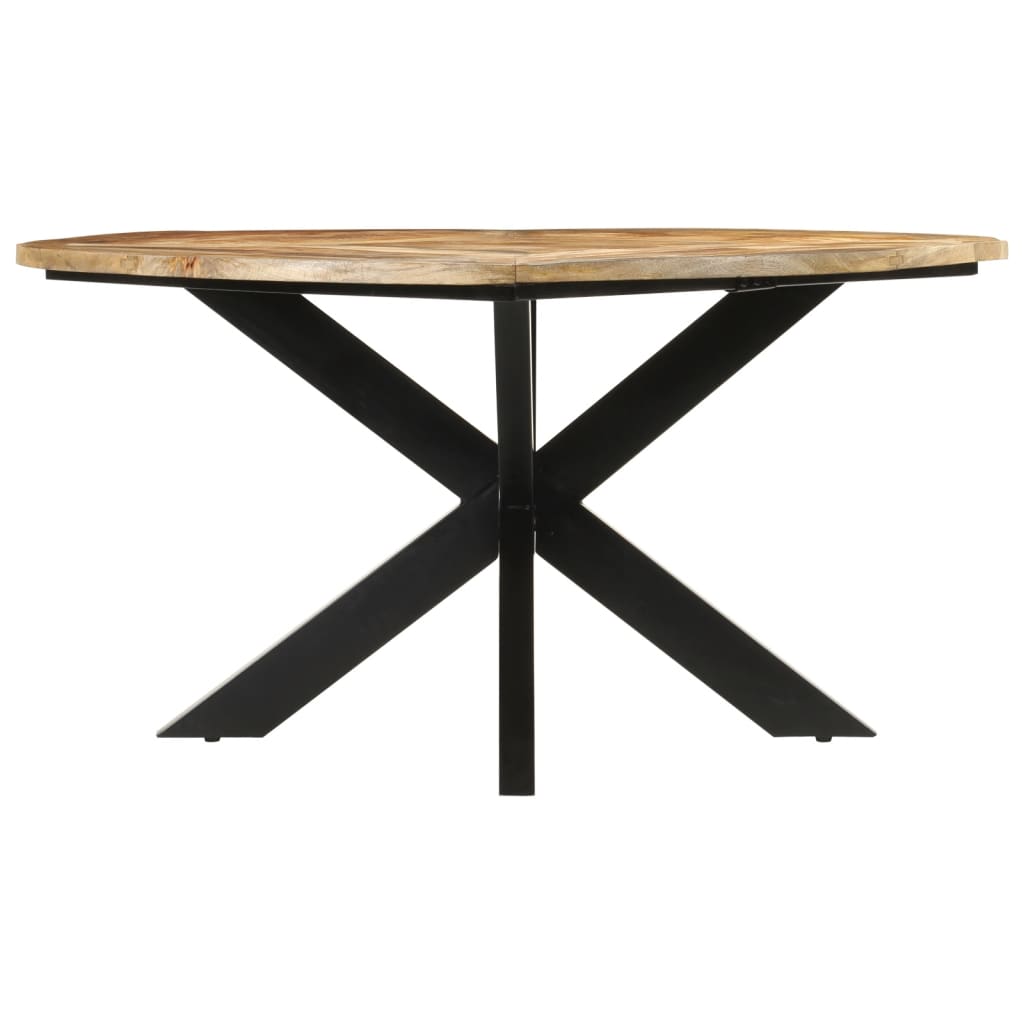 Fioren Mango Wood Round Table Ø150cm: Elegant Outdoor Dining - The Imagination Shop