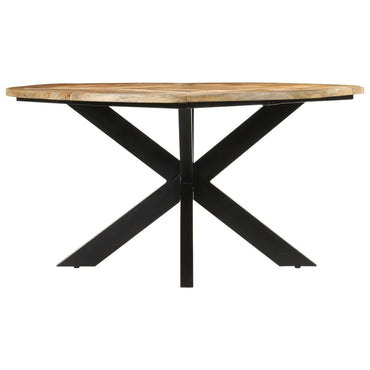 Fioren Mango Wood Round Table Ø150cm: Elegant Outdoor Dining - The Imagination Shop