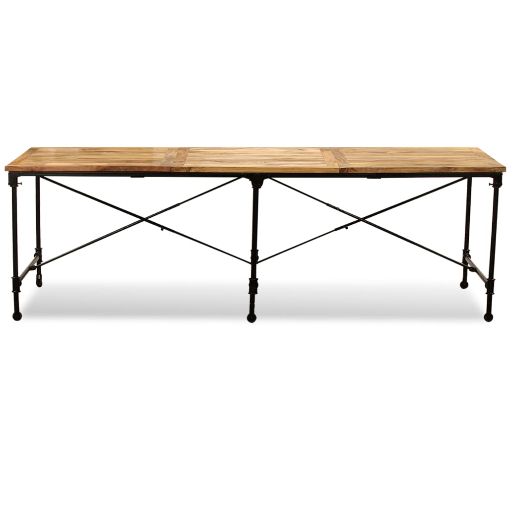 Salen Mango Wood Table 240cm outdoor dining furniture