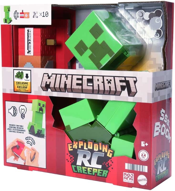Exploding Remote Control Creepers! Minecraft Minecraft Exploding RC Creeper - The Ultimate Remote-Control Figure ...
