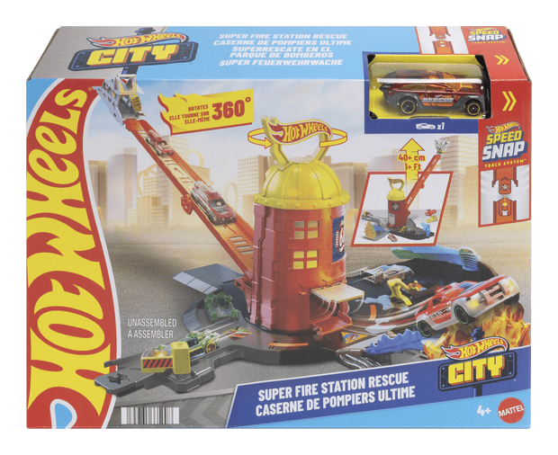 New Arrival: Hot Wheels City Super Fire Station Playset - The Imagination Shop