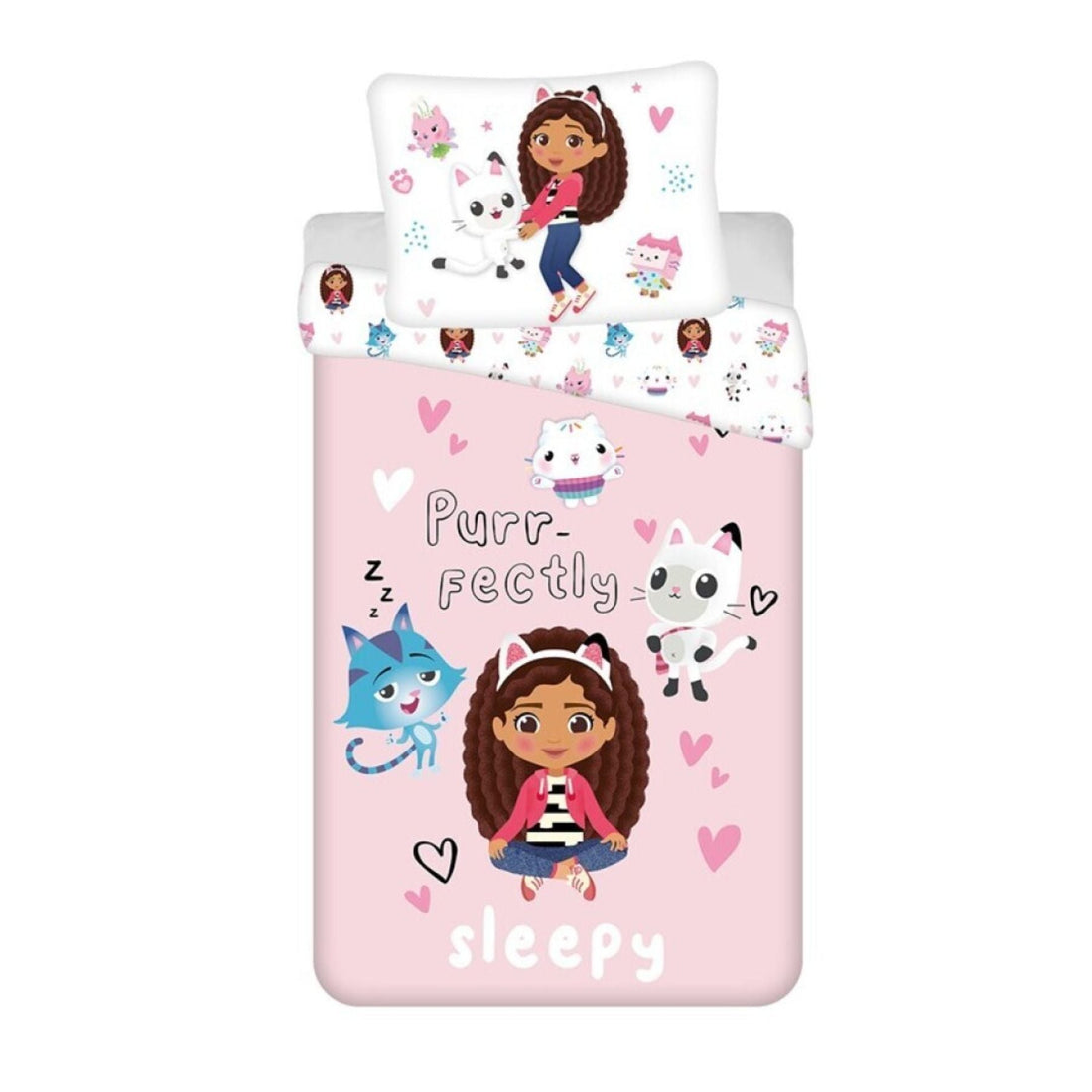 New In: Gabby's Dollhouse Single Bed Duvet Cover 135x200cm - The Imagination Shop