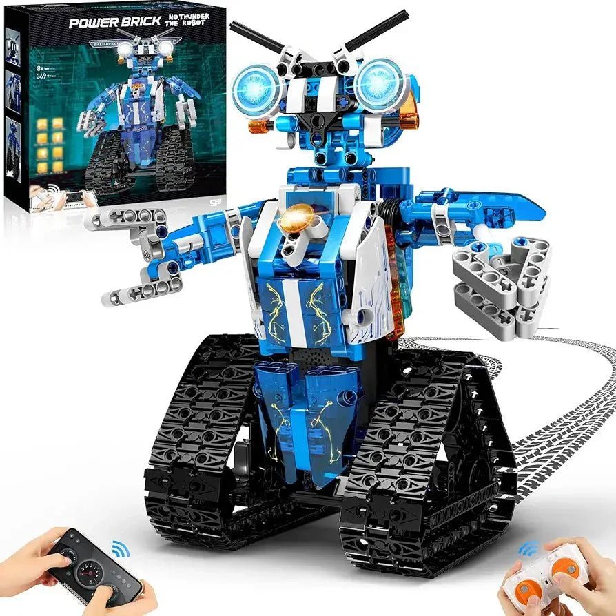 🤖 Ikuper Power Brick No Thunder Robot: Build, Control & Program Your Own High-Speed Robot!