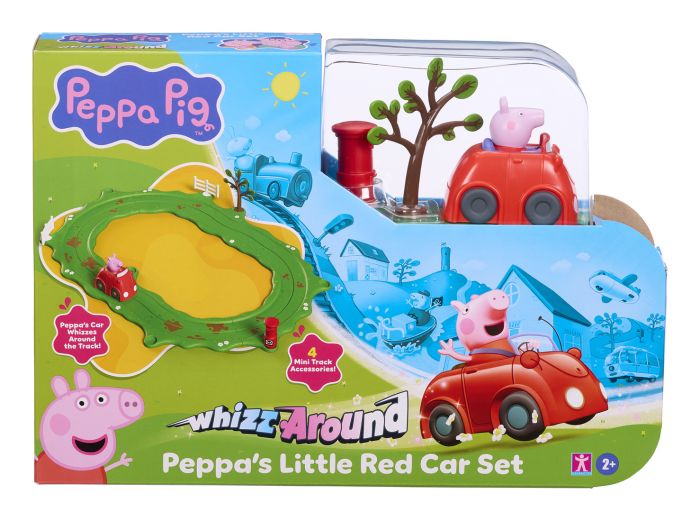 Peppa Pig Whizz Around Little Red Car Track Set for toddlers