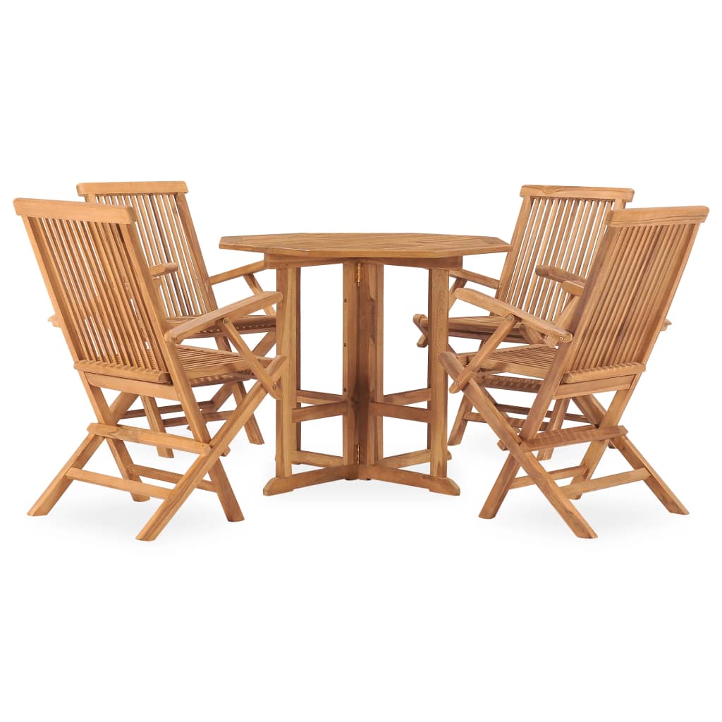 Rolva Teak Wood 90cm Foldable Bench: Space-Saving Garden Furniture - The Imagination Shop