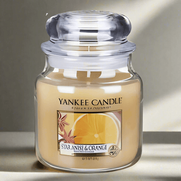 Spiced & Citrus: The Yankee Candle Star Anise & Orange Medium Jar Gift - The Imagination Shop