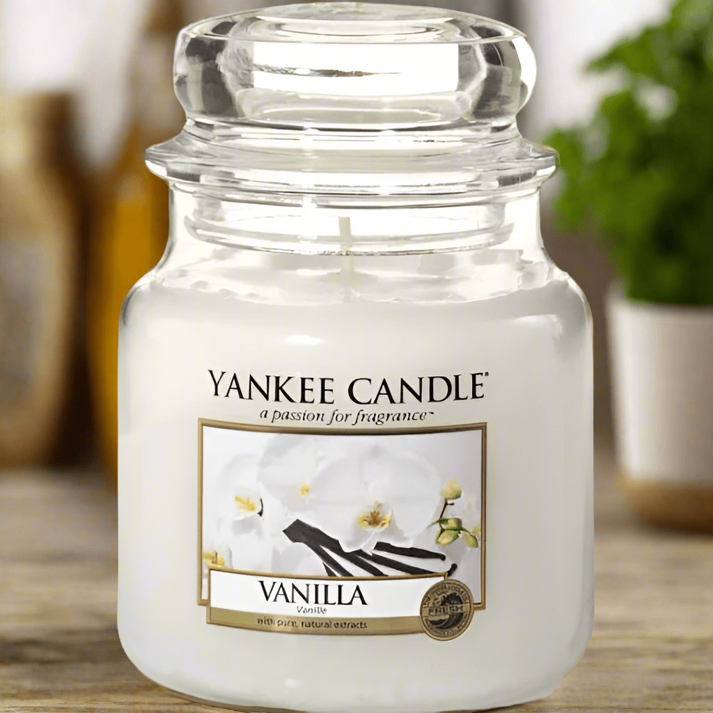 The Timeless Gift: Yankee Candle Vanilla Medium Jar - The Imagination Shop