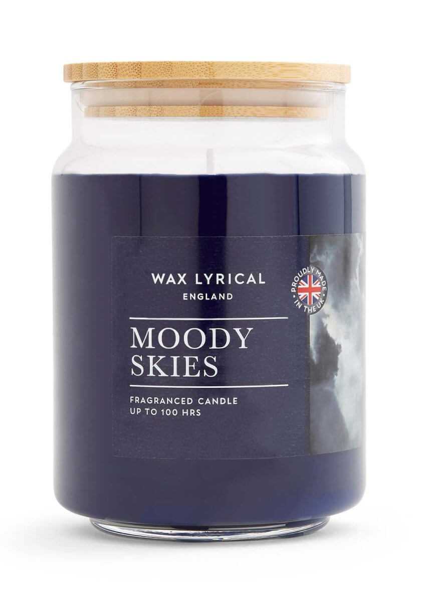 Wax Lyrical Moody Skies Large Jar Scented Candle on sale for £7.99