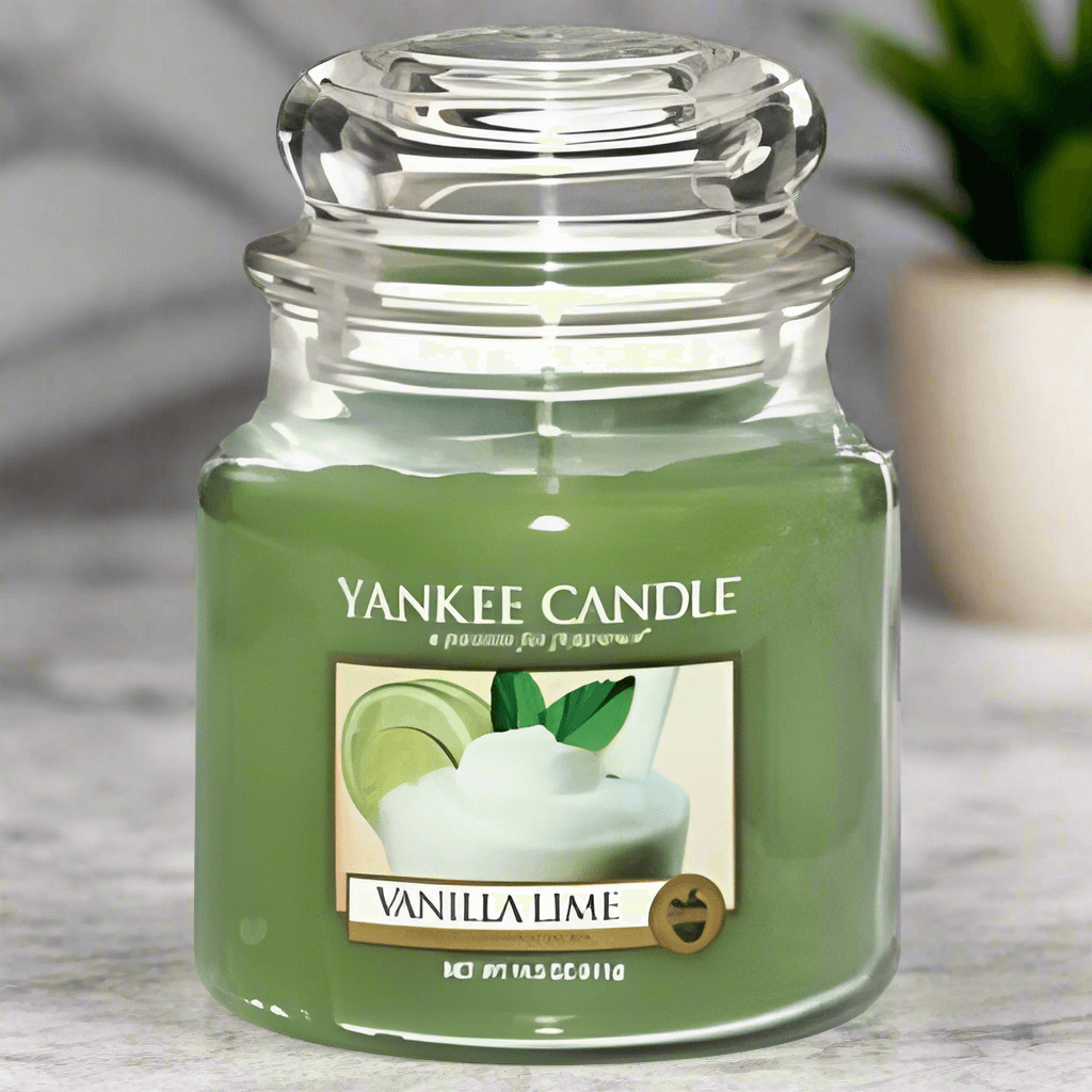 Zesty & Creamy: The Yankee Candle Vanilla Lime Medium Jar Gift - The Imagination Shop