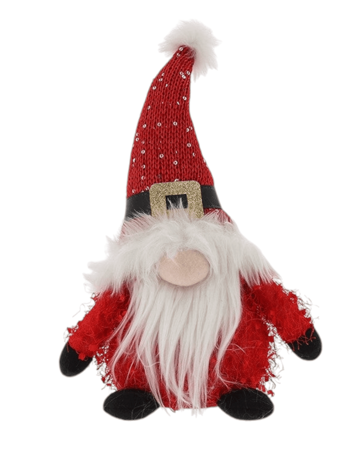 Christmas Themed Gifts and toys: A festive gnome with a red hat and beard for holiday decoration.
