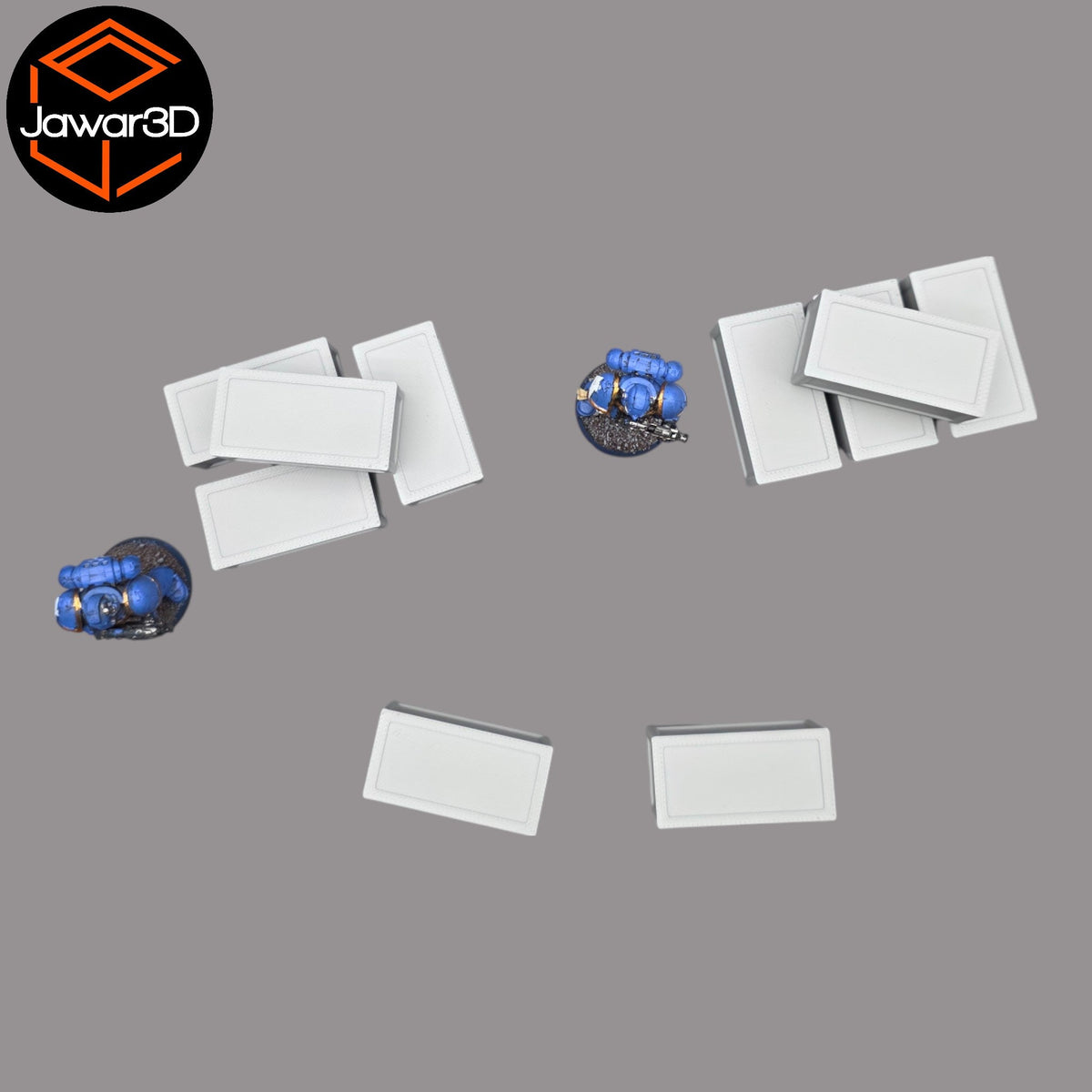 Crates x10 - 28mm Wargaming Scatter Terrain Scenery Tabletop Miniature Jawar3d